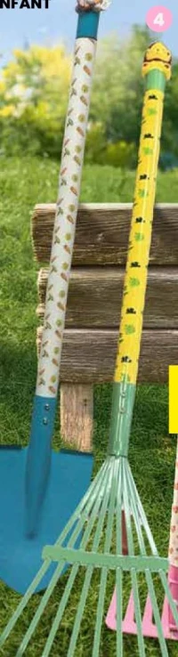 Râteau à feuilles, ht. 74 cm, coloris au choix