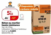 Béton haute résistance