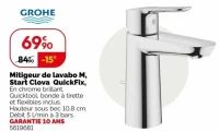 Mitigeur de lavabo M, Start Clova QuickFix