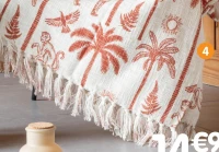 Plaid palmiers - 125x150 cm