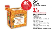INFUSION AYURVEDA TWININGS (Variétés au choix)