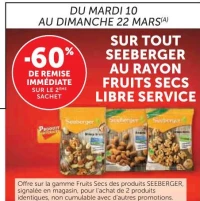 Fruits Secs Seeberger (toute la gamme)