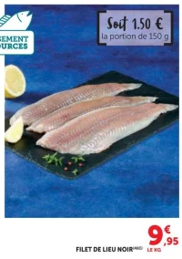 FILET DE LIEU NOIR