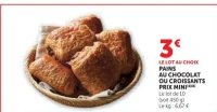 Pains au chocolat ou Croissants