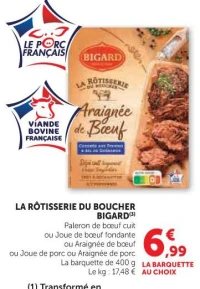 La Rôtisserie du Boucher Bigard (Paleron, Joue ou Araignée)