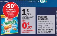 TWINUTS BENENUTS Original ou bacon 260 g