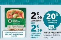 PINSA FRAIS U Romana 230 g