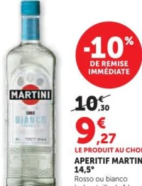 APERITIF MARTINI (Rosso ou bianco)