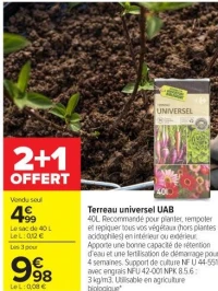 Terreau universel UAB
