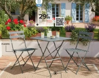 Table carrée Bistrot