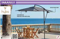 Parasol excentré Ronda 300