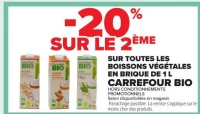 Carrefour Bio Boissons Végétales