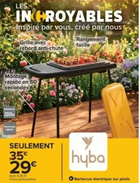 Barbecue électrique sur pieds hyba