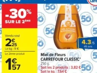 Miel de Fleurs CARREFOUR CLASSIC'
