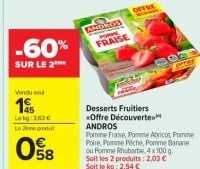 Desserts Fruitiers Andros