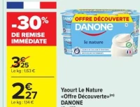 Yaourt Le Nature Danone