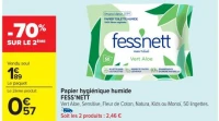 Papier hygiénique humide FESS'NETT