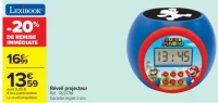 Réveil projecteur Lexibook