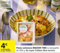 Pasta carbonara MAISON TINO