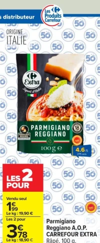 Parmigiano Reggiano A.O.P. CARREFOUR EXTRA