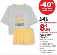 PYJASHORT FEMME U Collection