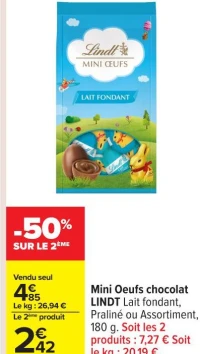 Mini Oeufs chocolat LINDT