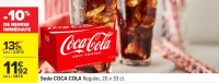 Soda COCA COLA Regular, 20 x 33 cl.