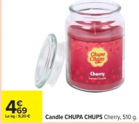 Candle CHUPA CHUPS Cherry, 510 g.