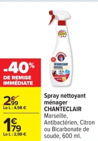 Spray nettoyant ménager CHANTECLAIR