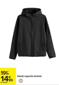 Sweat capuche homme
