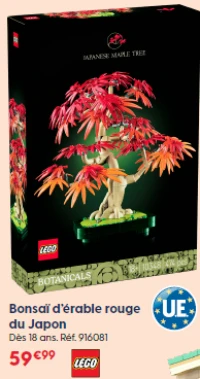 Bonsaï d'érable rouge du Japon Lego