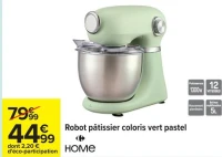 Robot p tissier coloris vert pastel HOME