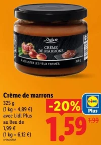 Crème de marrons