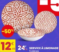SERVICE À LIMONADE 5 pièces