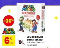 JEU DE DAMES SUPER MARIO Edition Collector