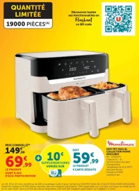 MOULINEX EASY FRY DUAL 8L COLLECTION IVOIRE