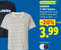 ESMARA T-shirt femme