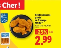 Petits poissons panés au fromage fondu (2)