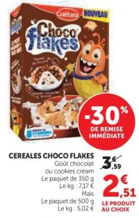 Cereales Choco Flakes Cookies cream