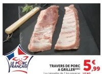 TRAVERS DE PORC A GRILLER