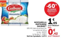 Mozzarella Pasteurise Galbani