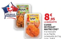 CUISSE DE POULET MAITRE COQ (A la mexicaine ou au Paprika)