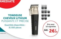 Tondeuse cheveux Lithium BaByliss