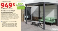 TONNELLE BIOCLIMATIQUE LAVANDE 300x200 CM