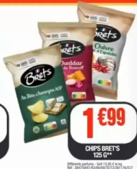 CHIPS BRET'S 125 G**