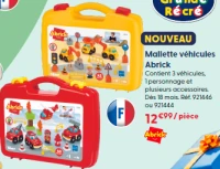Mallette véhicules Abrick