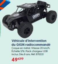 Véhicule d'intervention du GIGN radiocommandé