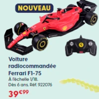 Voiture radiocommandée Ferrari F1-75
