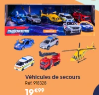 Véhicules de secours Majorette