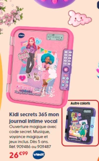 Kidi secrets 365 mon journal intime vocal